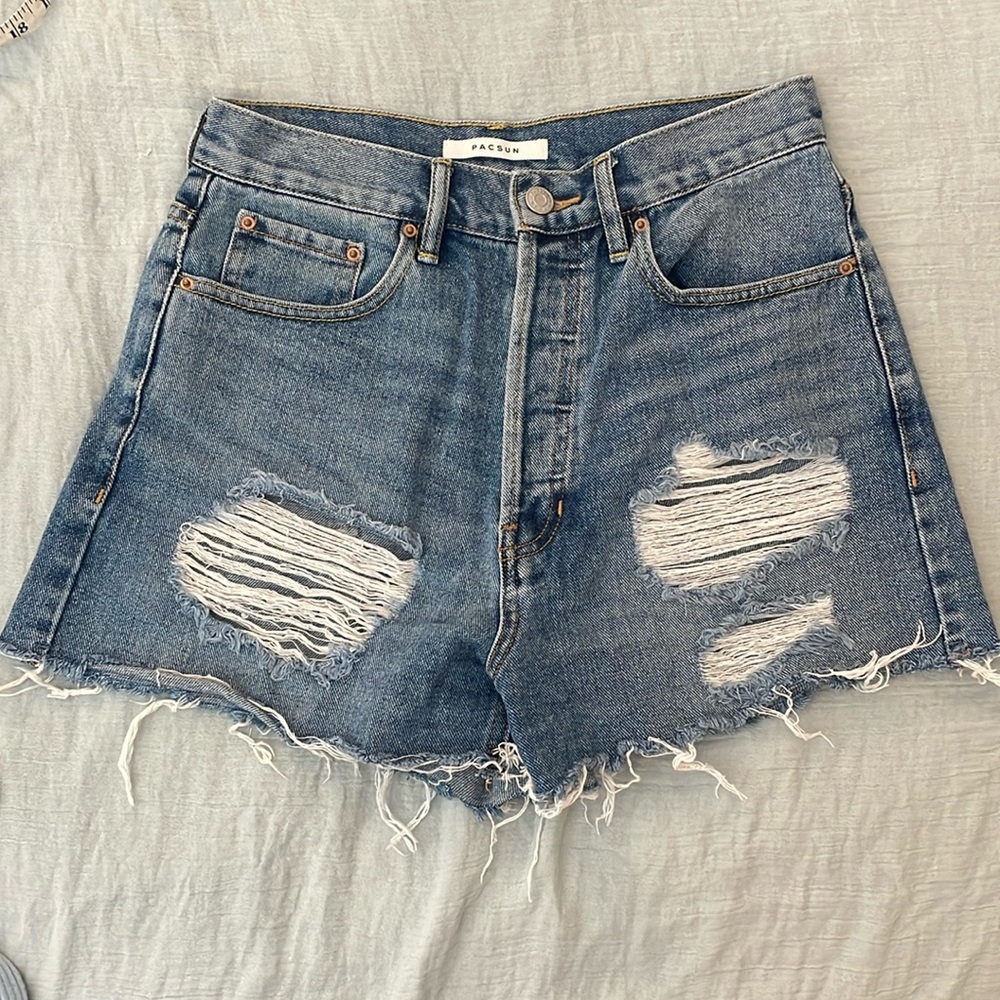 Pacsun Denim high rise shorts